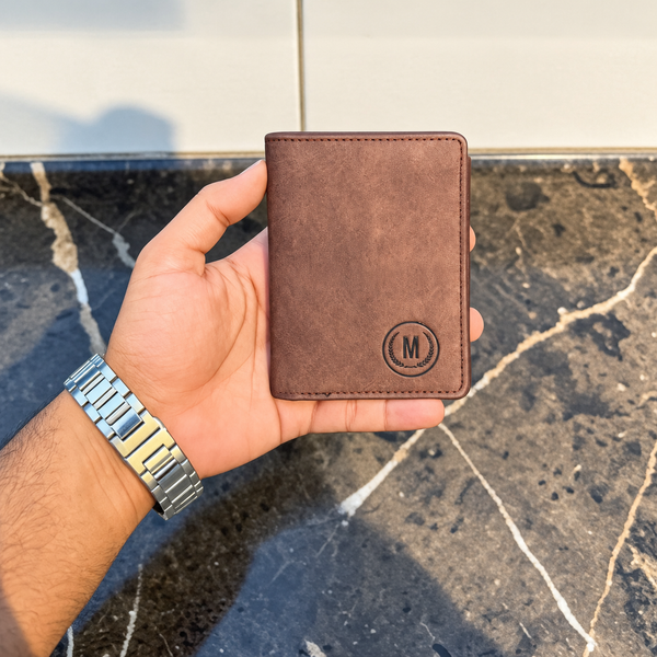 Brown Vintage Bifold Wallet – Men's Premium Leather Wallet