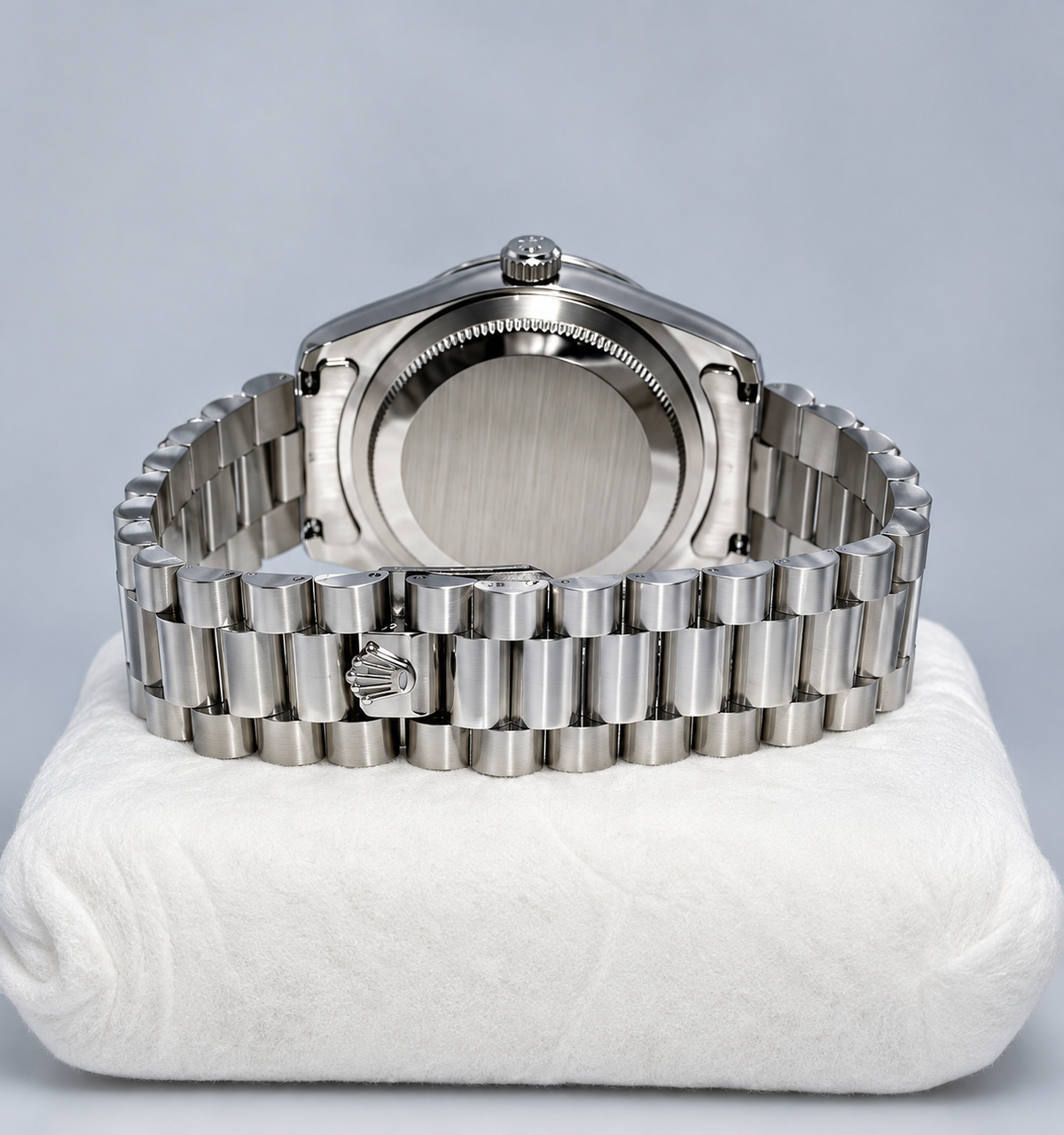 SILVER STEEL DIAMOND-MARKER DATEJUST WATCH – MEN'S