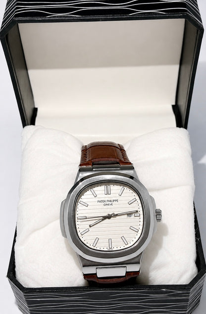 Patek Philippe Brown Leather Luxury Watch – Upgrade Your Timekeeping Experience