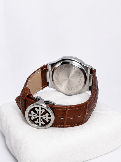 Patek Philippe Brown Leather Luxury Watch – Upgrade Your Timekeeping Experience