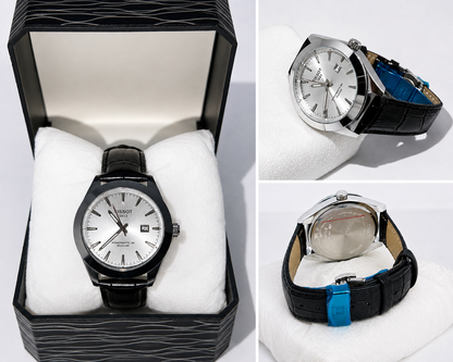 CLASSIC SILVER DIAL AUTOMATIC WATCH – MEN'S