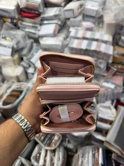 Meet You Forever Pink Wallet open zipper view